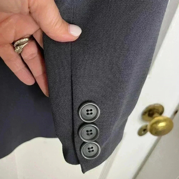 David Findlay Blue  Wool Blazer Size 12 - Picture 6 of 10